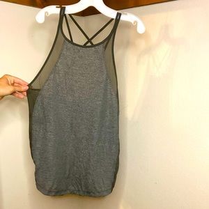 Army green LuluLemon tank top